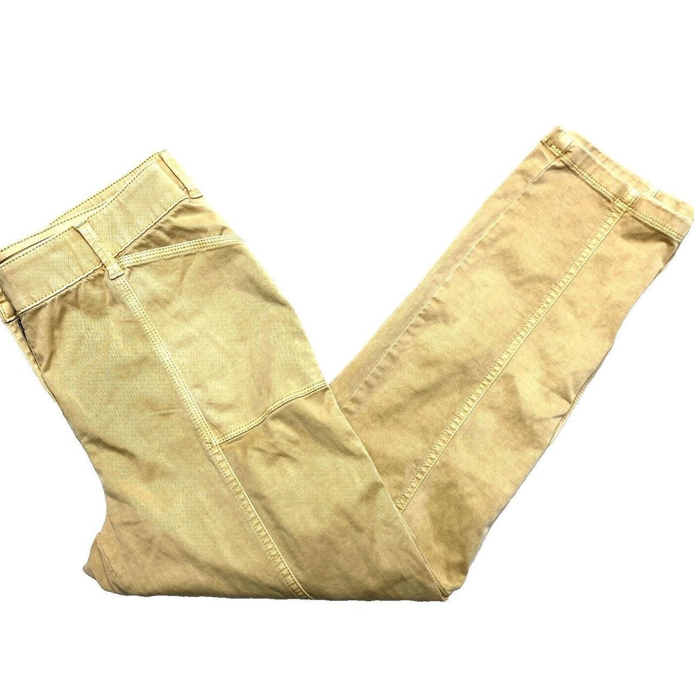 Chico's Pants Womens 1R Tan Utility Stretch